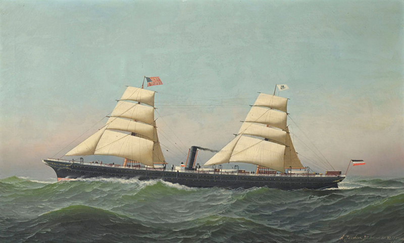 The Corocoro by Antonio Jacobsen (Amr./Danish 1850-1921)