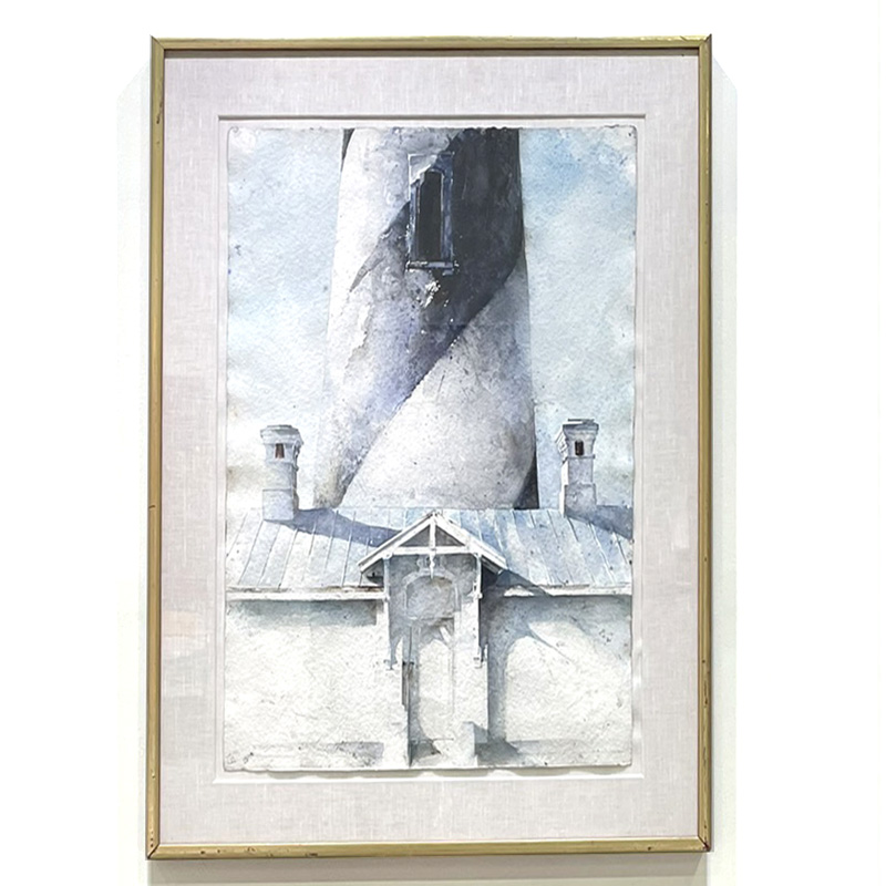 Watercolor of St. Augustine lighthouse by Stephen Scott Young