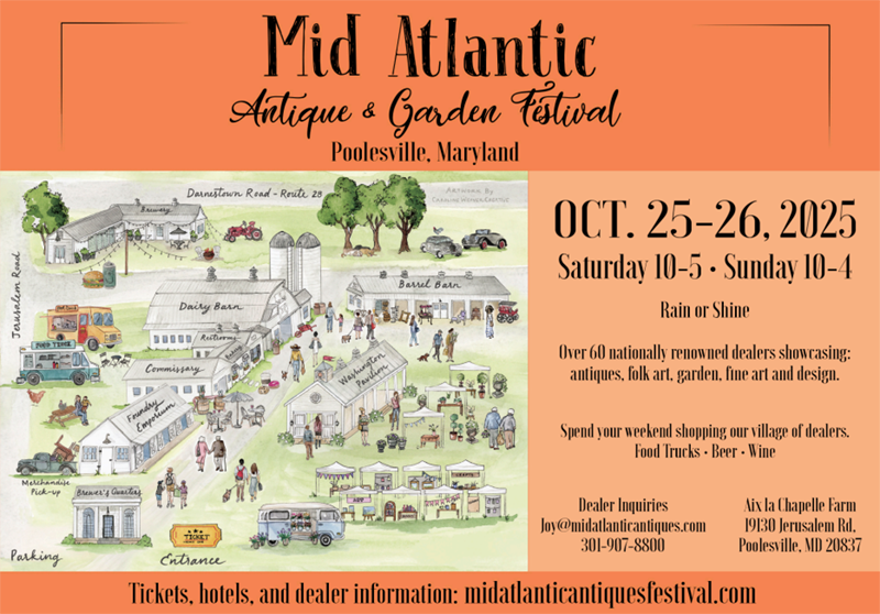 Mid-Atlantic Antiques & Garden Festival, Fall 2025